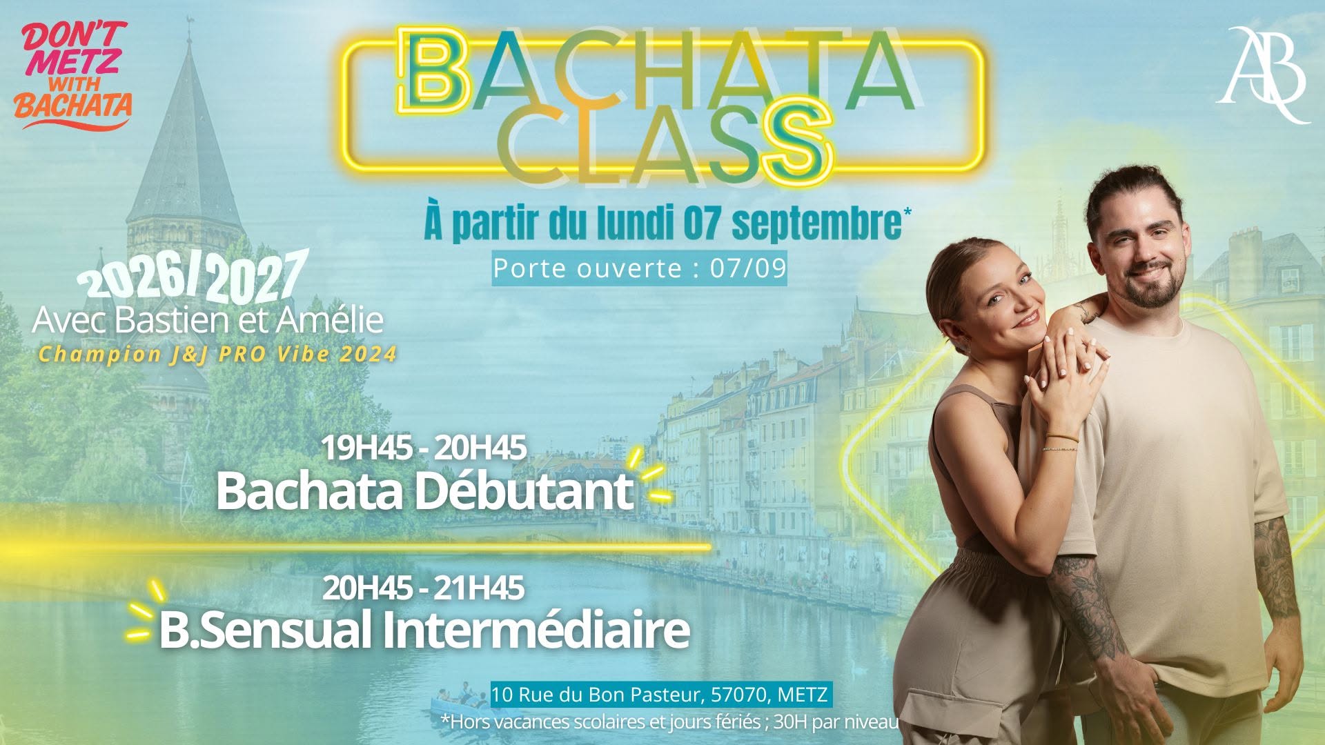 Cours de bachata avec Bastien et Amélie à Metz 💃🕺