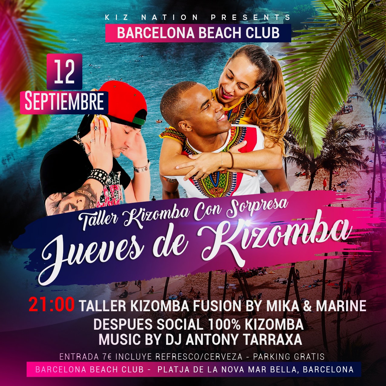 Kizomba Barcelona Jueves - Thursday - Kiz Nation