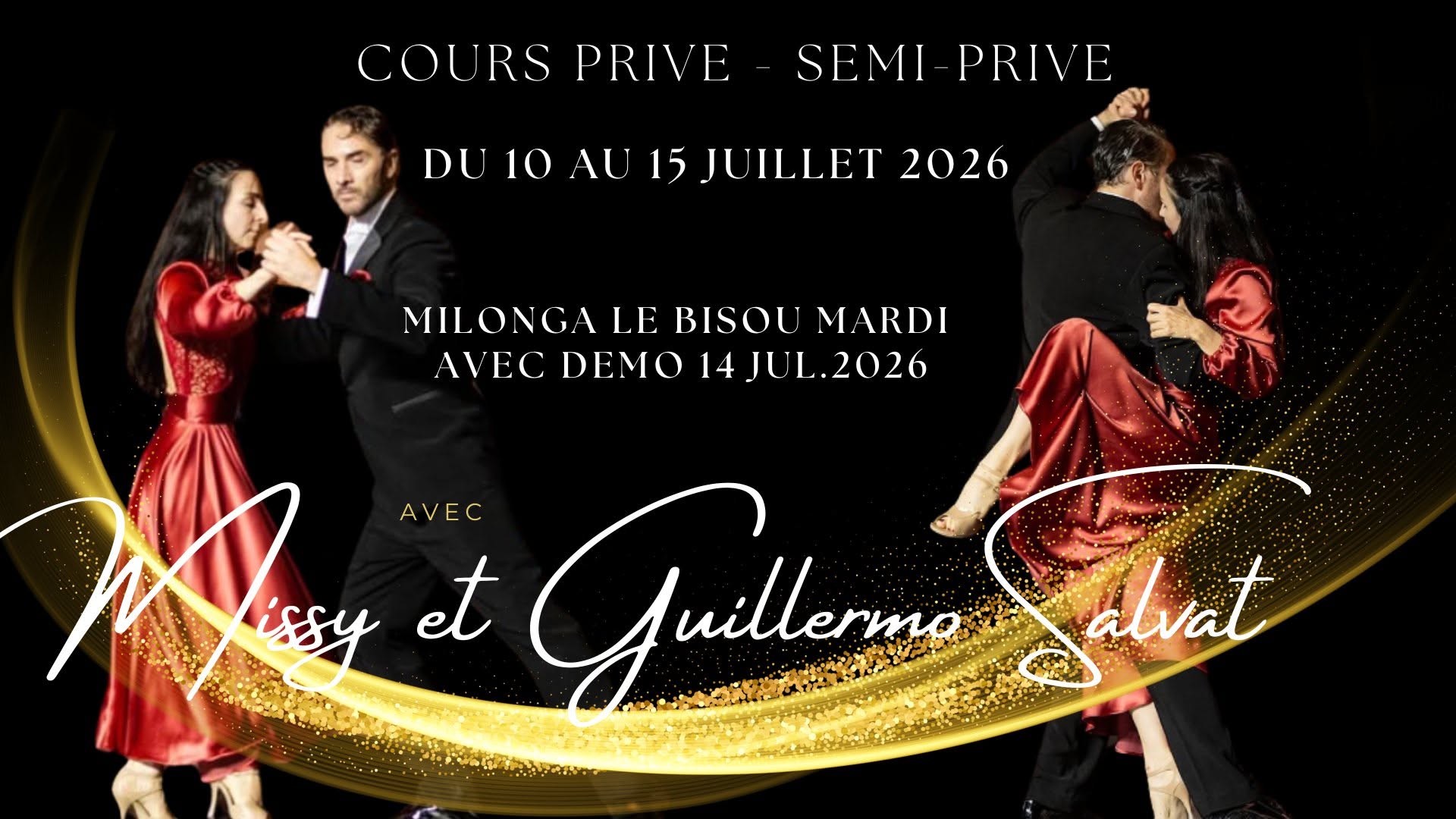 Milonga Le Bisou Mardi avec DEMO Missy & Guillermo