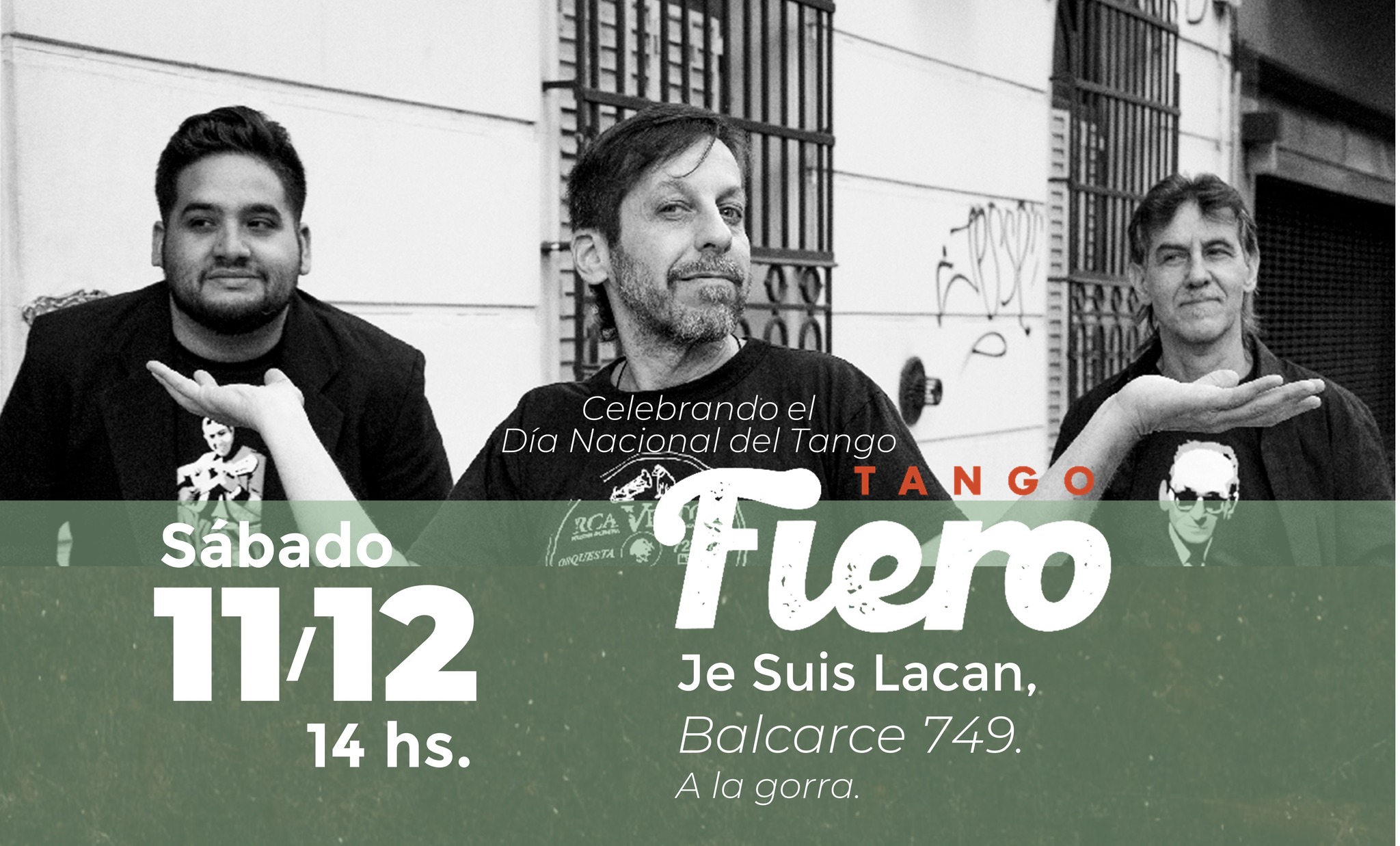 Celebrando el Día Nacional del Tango: Tango Fiero en Je Suis Lacan