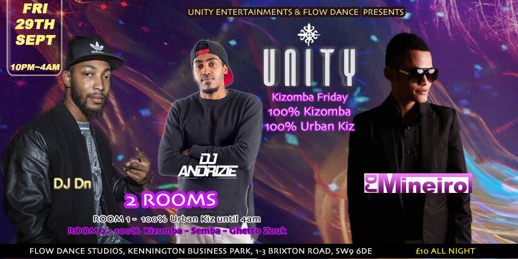 Unity:☆Special Edition☆100% Kizomba 100% Urban Kiz Night