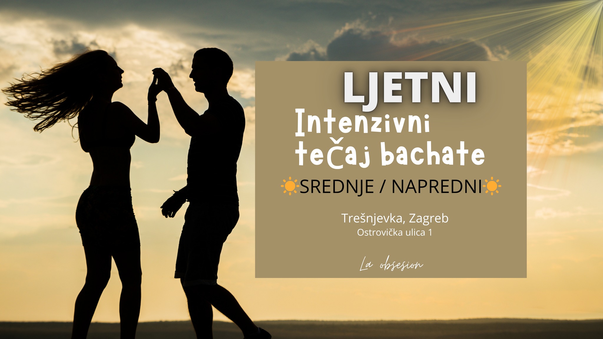 ☀️ Ljetni intenzivni tečaj - SREDNJE NAPREDNI 💃🏼🕺🏼 Upisi u tijeku!