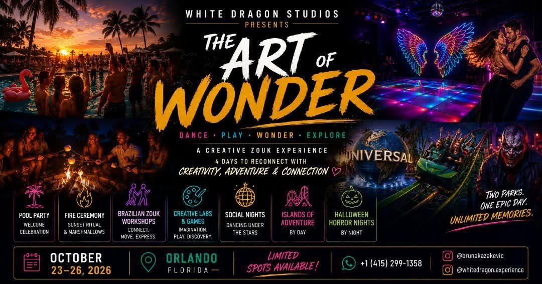 The Art of Wonder β’ Orlando 2026 β’ A Creative B. Zouk Experience