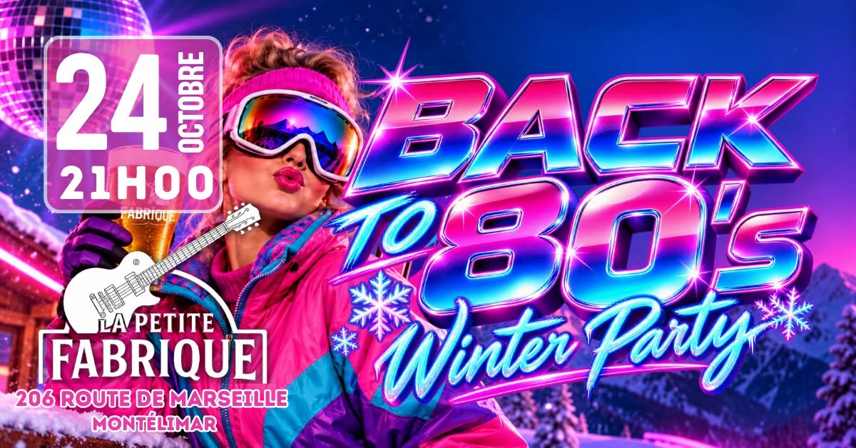 🎿 𝐁𝐀𝐂𝐊 𝐓𝐎 𝟖𝟎’𝐒 𝐖𝐈𝐍𝐓𝐄𝐑 𝐏𝐀𝐑𝐓𝐘 La Petite FABrique