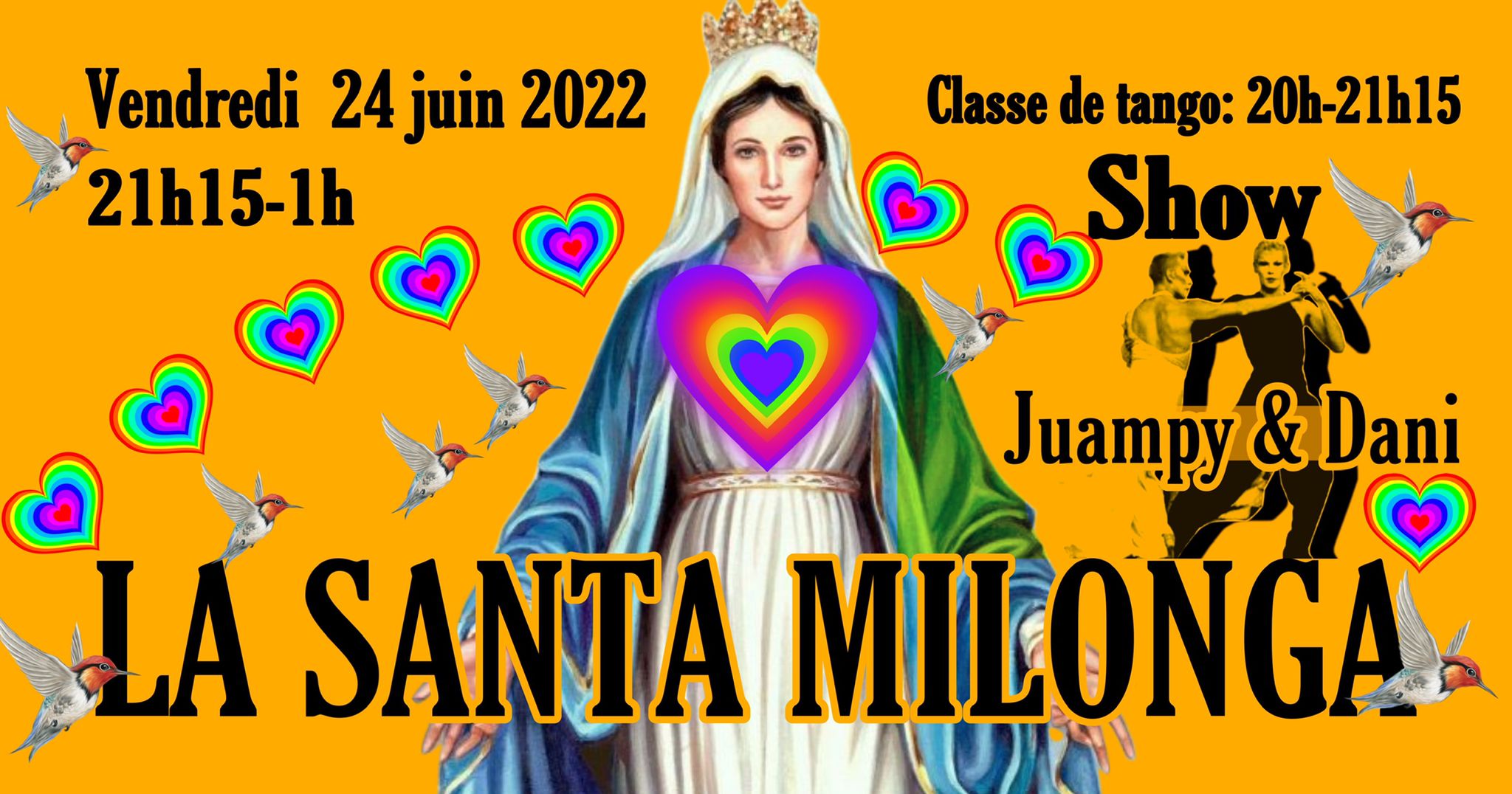 La Santa milonga avec show de Juampy et Dani
