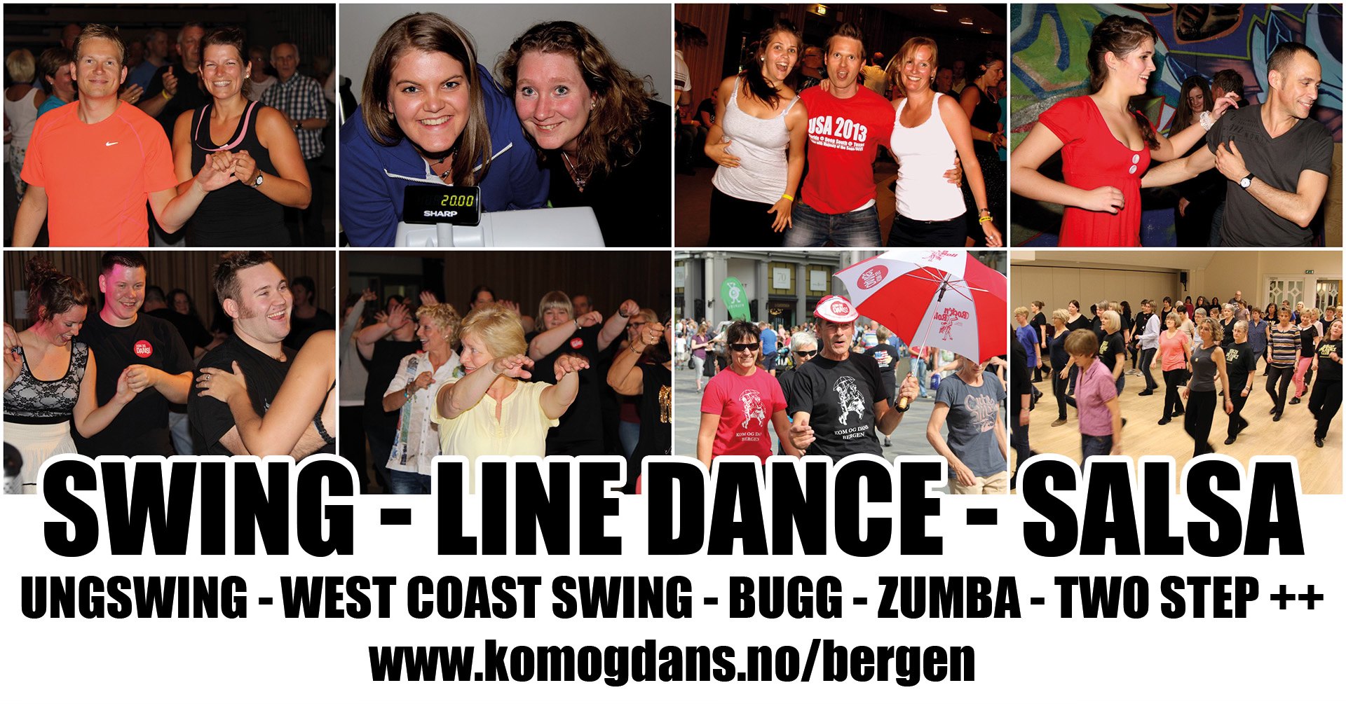 Nye dansekurs - Swing Line Dance Salsa m.m.