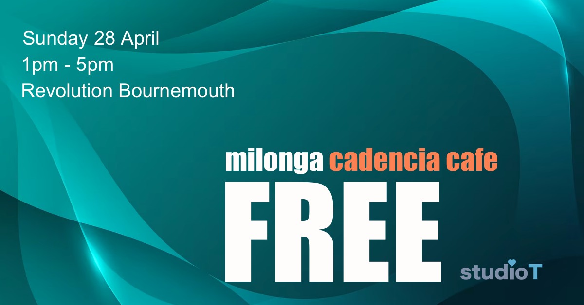Cadencia Cafe Free Milonga Sunday 28th April