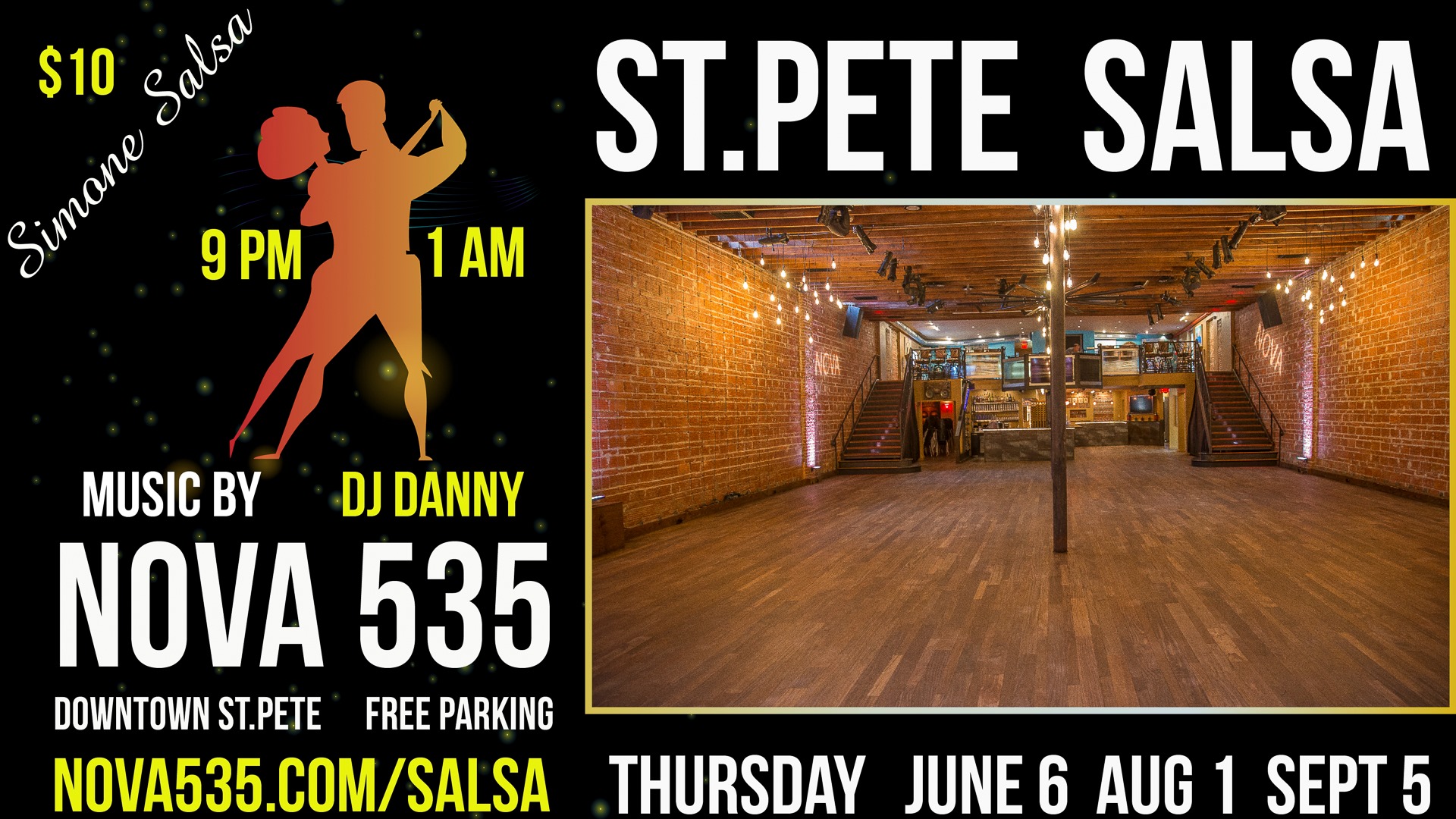 Salsa Night at NOVA 535 in St Pete