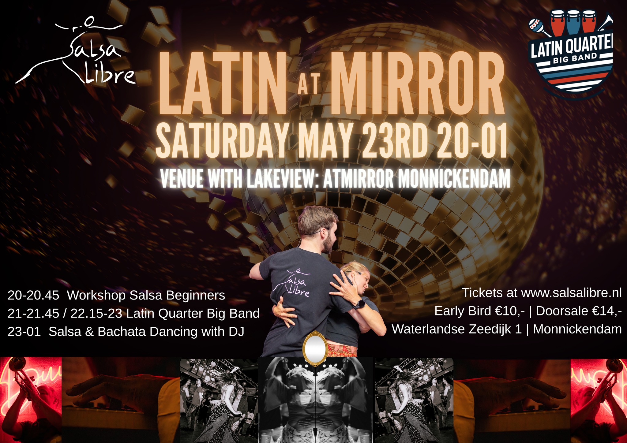 Latin at Mirror - Latin Quarter Big Band meets Salsa Libre