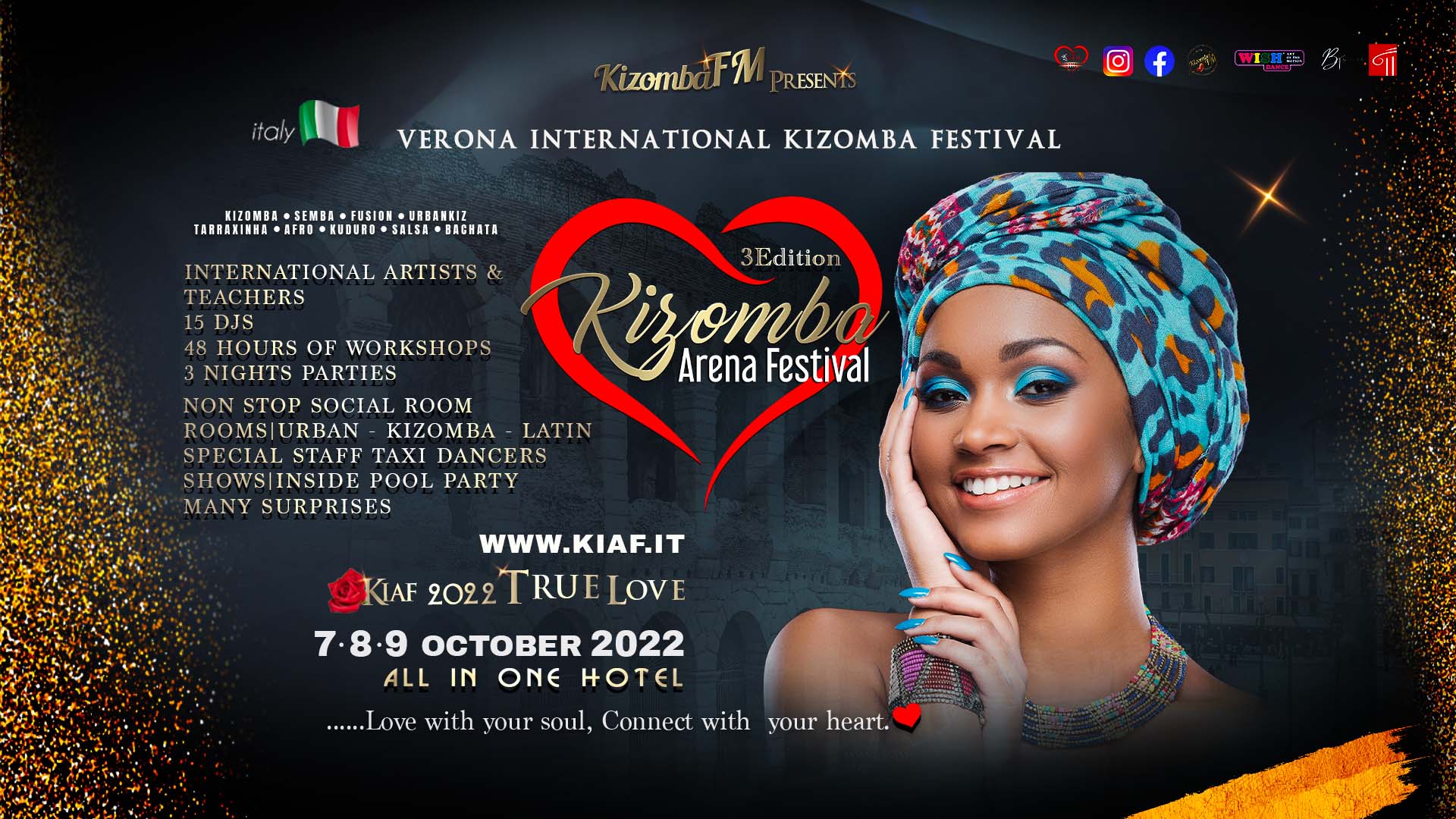Kizomba Arena Festival 3Ed. KIAF2022,True Love Verona ITALY