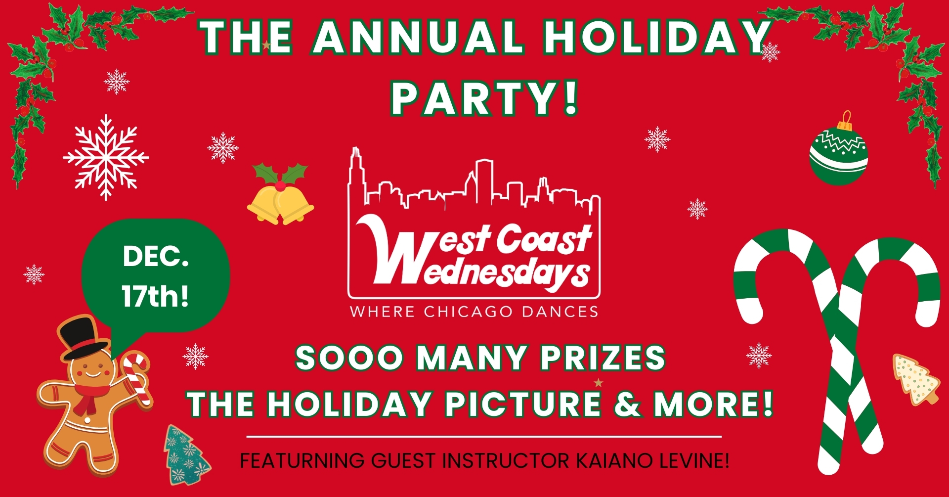 The Annual West Coast Wednesdays Holiday Party!