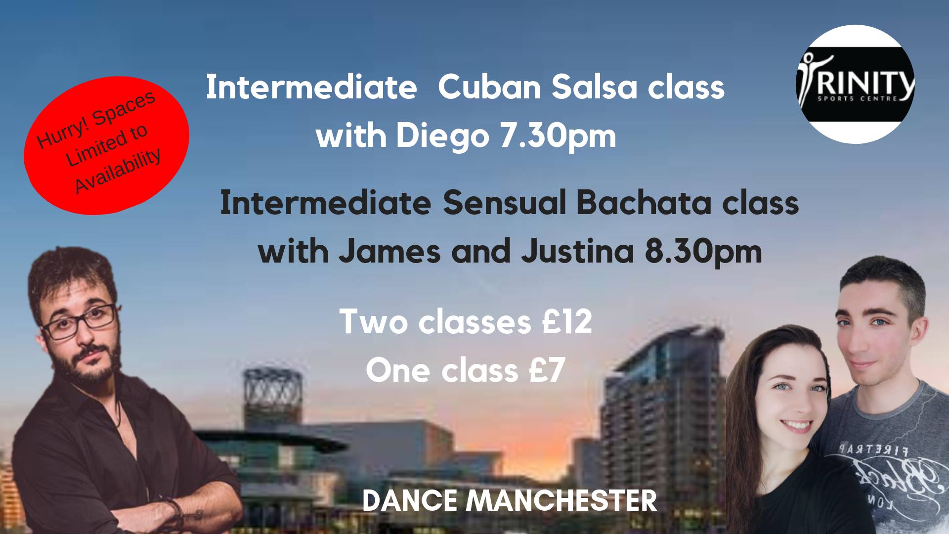 Cuban Salsa & Sensual Bachata Class