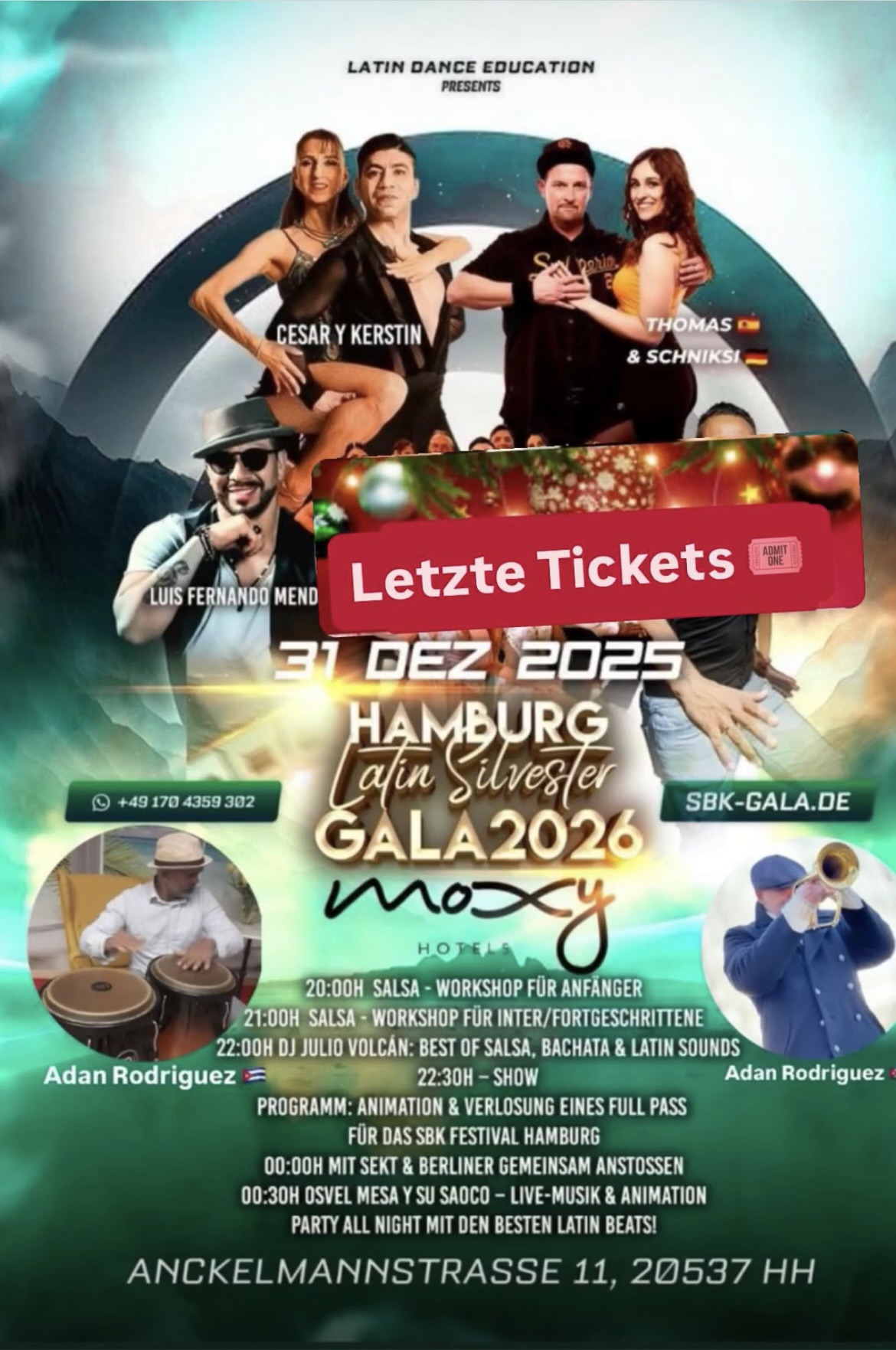 Hamburg Latin Silvester Gala 2026