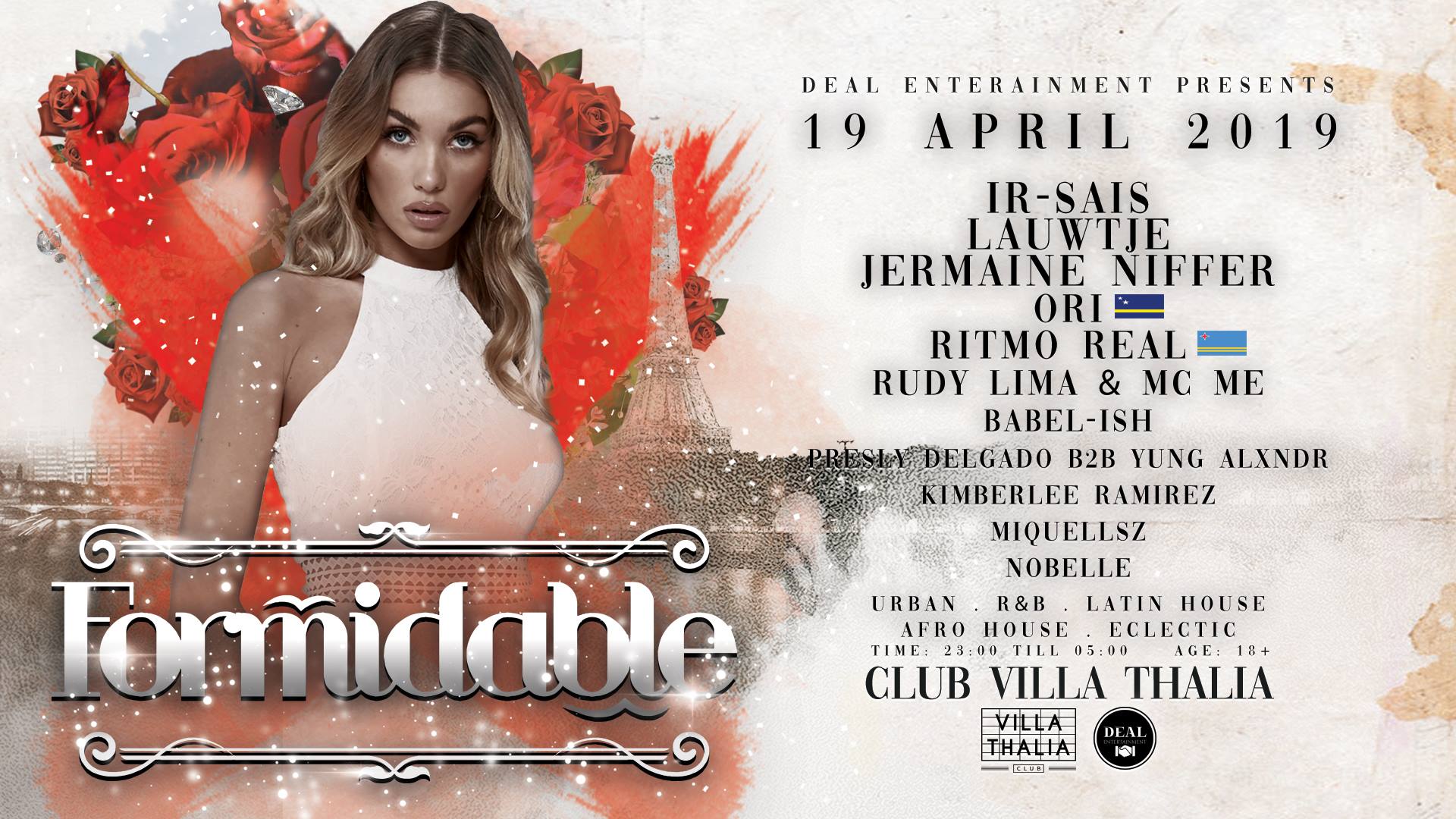 Formidable ~ Friday 19 April ~ Club Villa Thalia