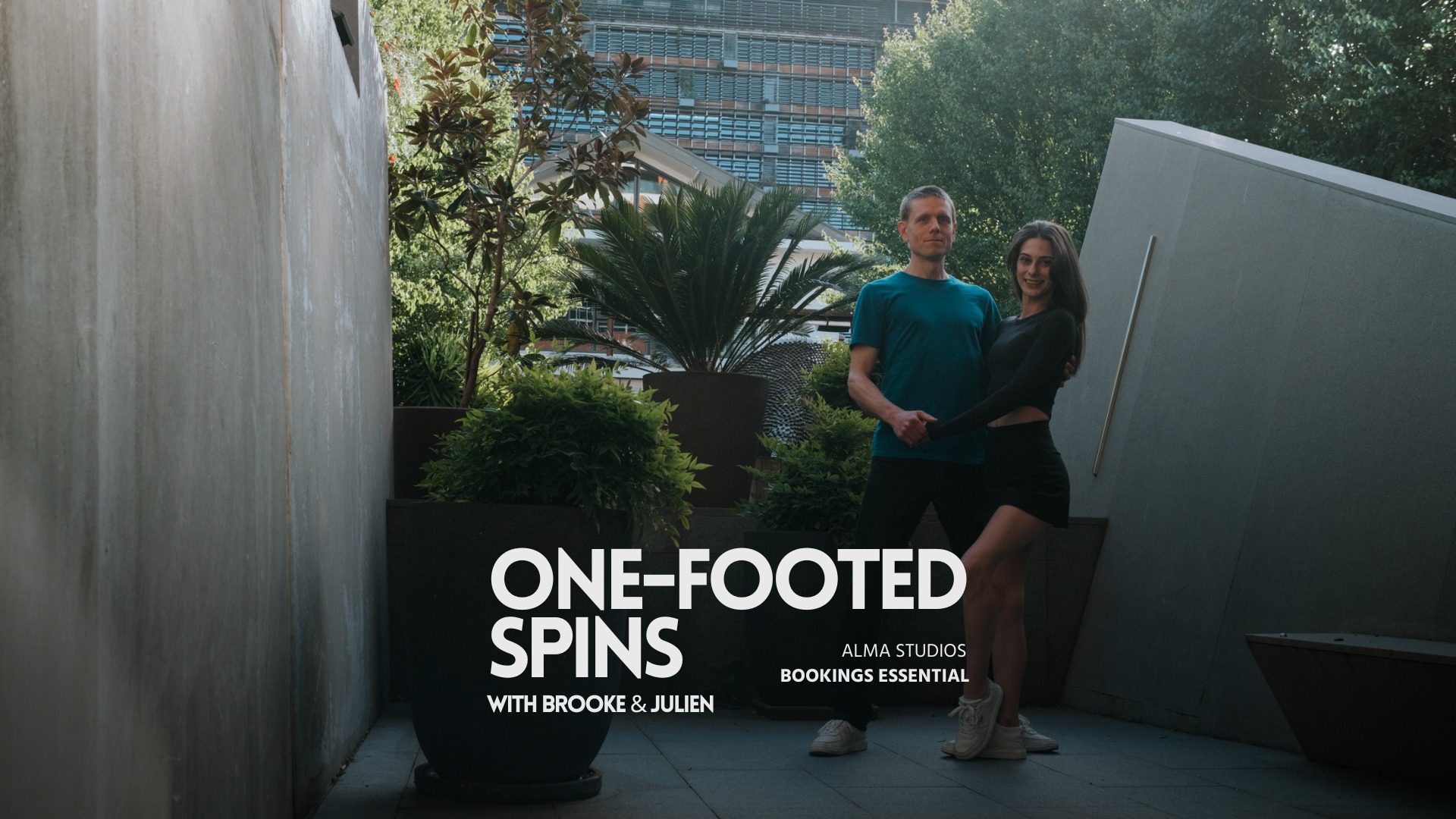 One Footed Spins with Brooke & Julien🌀