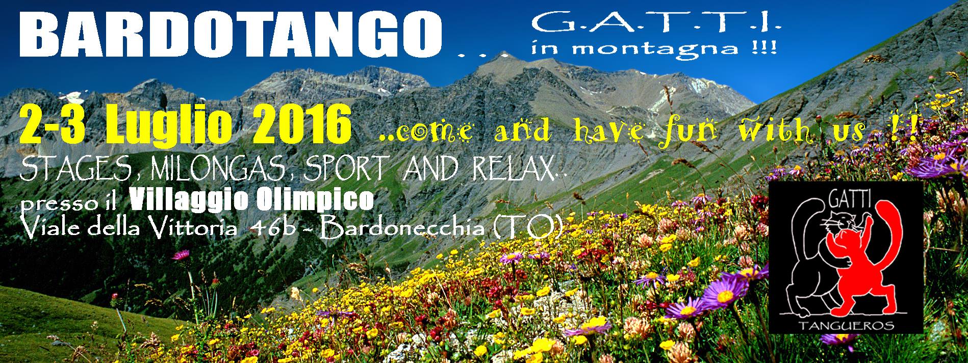 BardoTango GATTI in montagna!