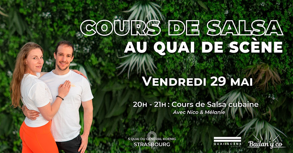 Cours de Salsa au Quai de Scène