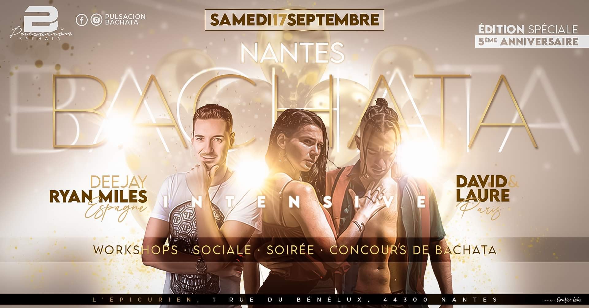 NANTES BACHATA INTENSIVE #6 Spéciale CONCOURS DE BACHATA