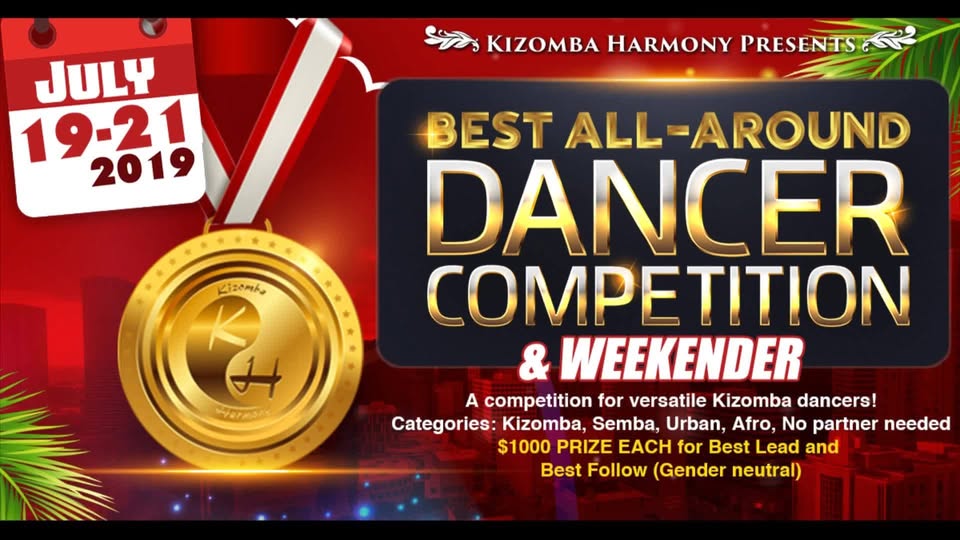 BAAD 2019 Kizomba Harmony Best All Around Dancer Competition and Weekender