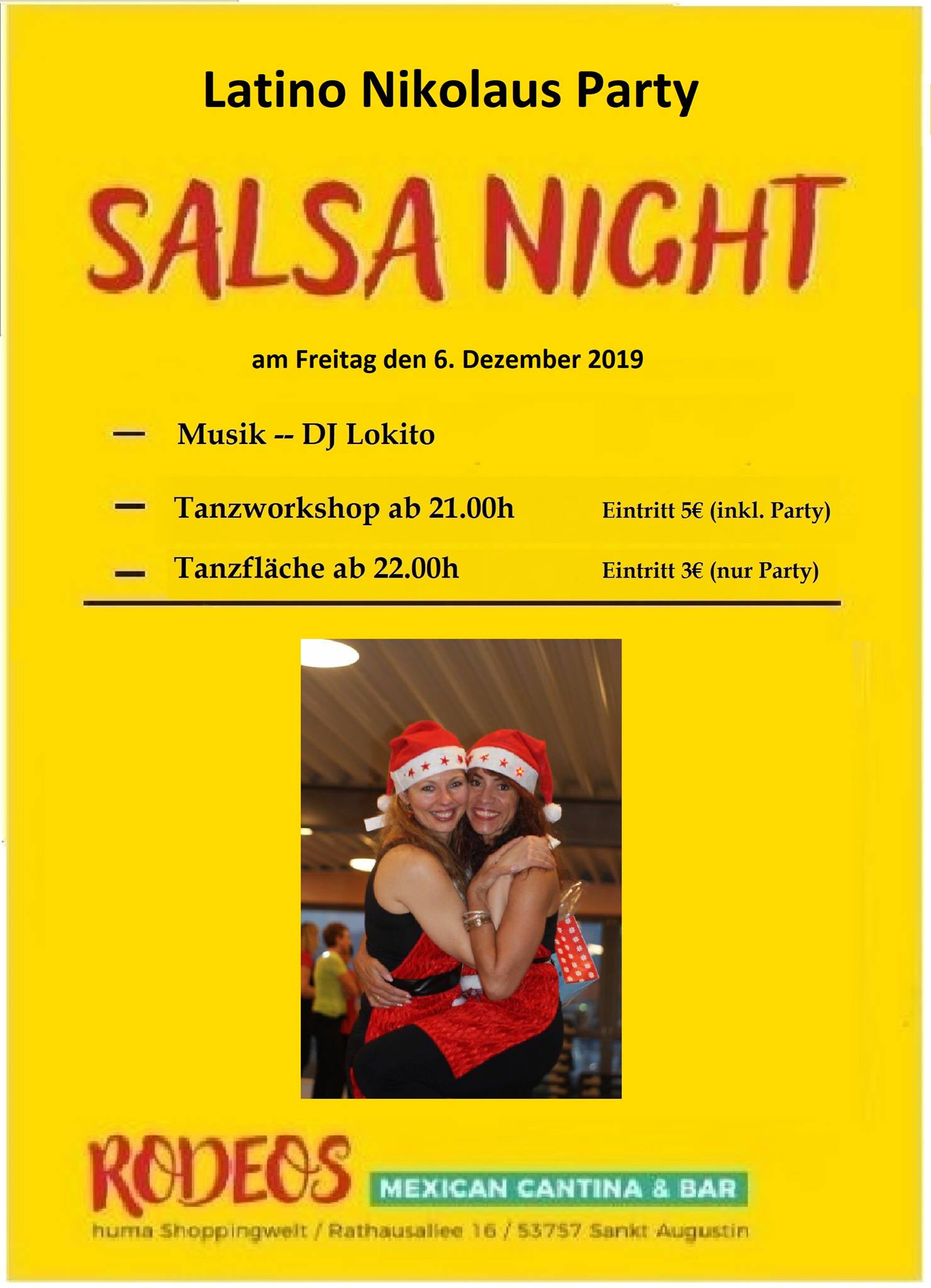 Latino - Nikolaus - Party im Rodeos!
