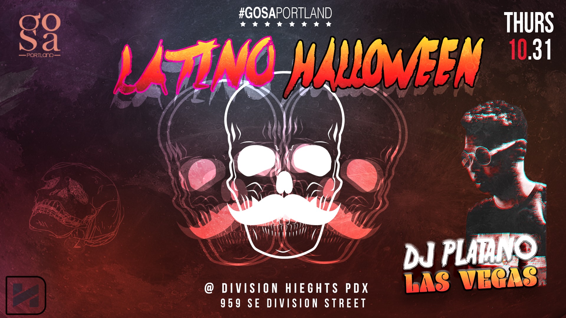 "Latino Halloween Bash" @ Divsion Heights PDX