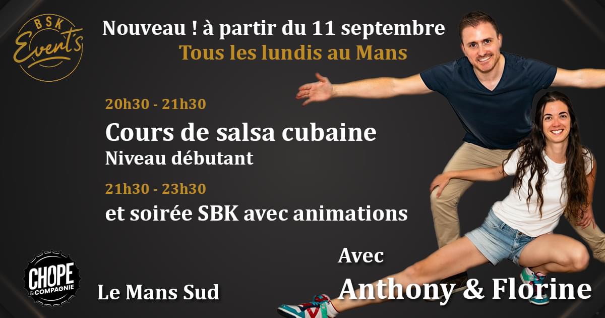 💛🖤Reprise Cours de Salsa et Soirée SBK by BSKEVENTS 💛🖤