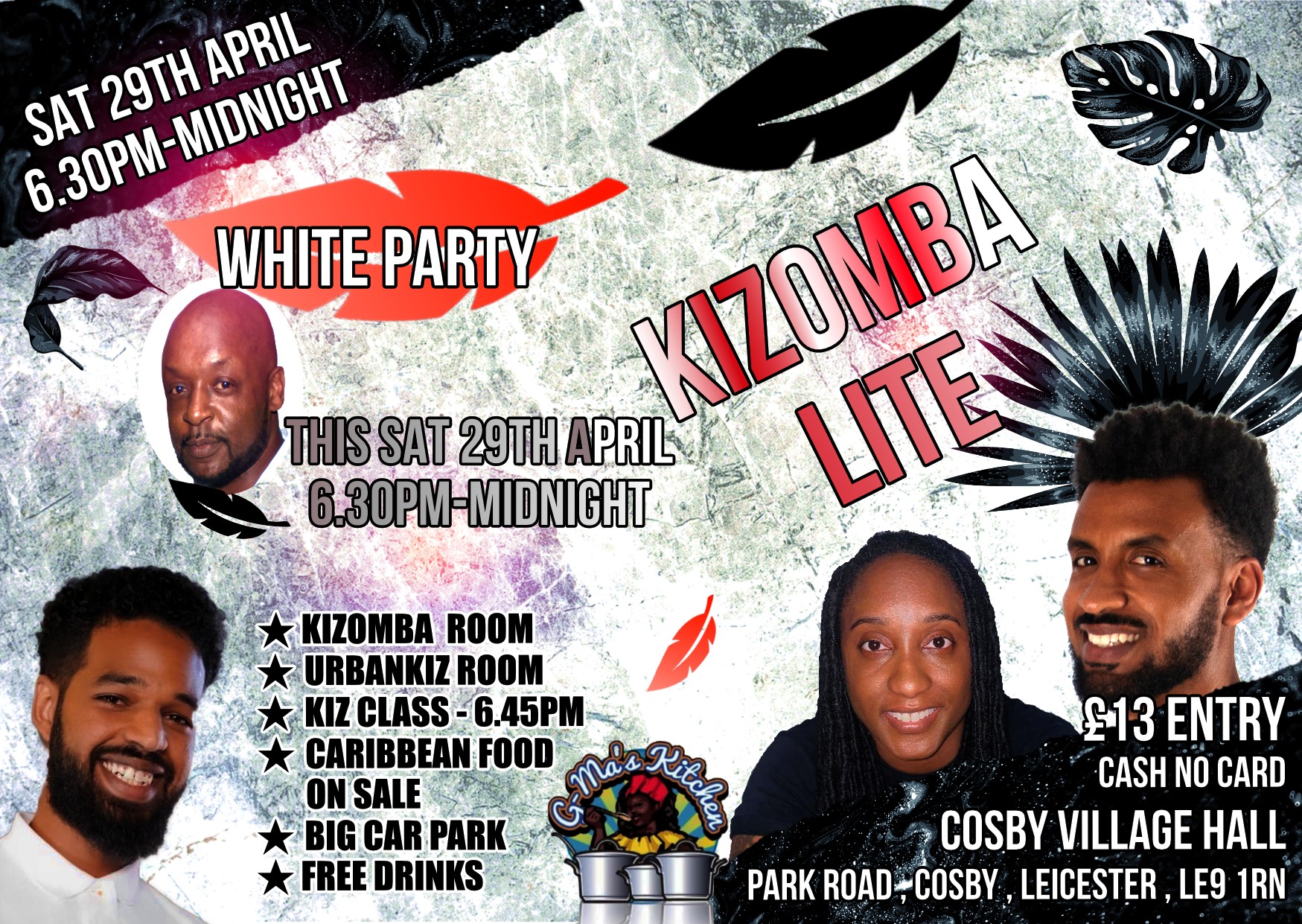KIZOMBA LITE - WHITE PARTY (wear something white not compulsory )