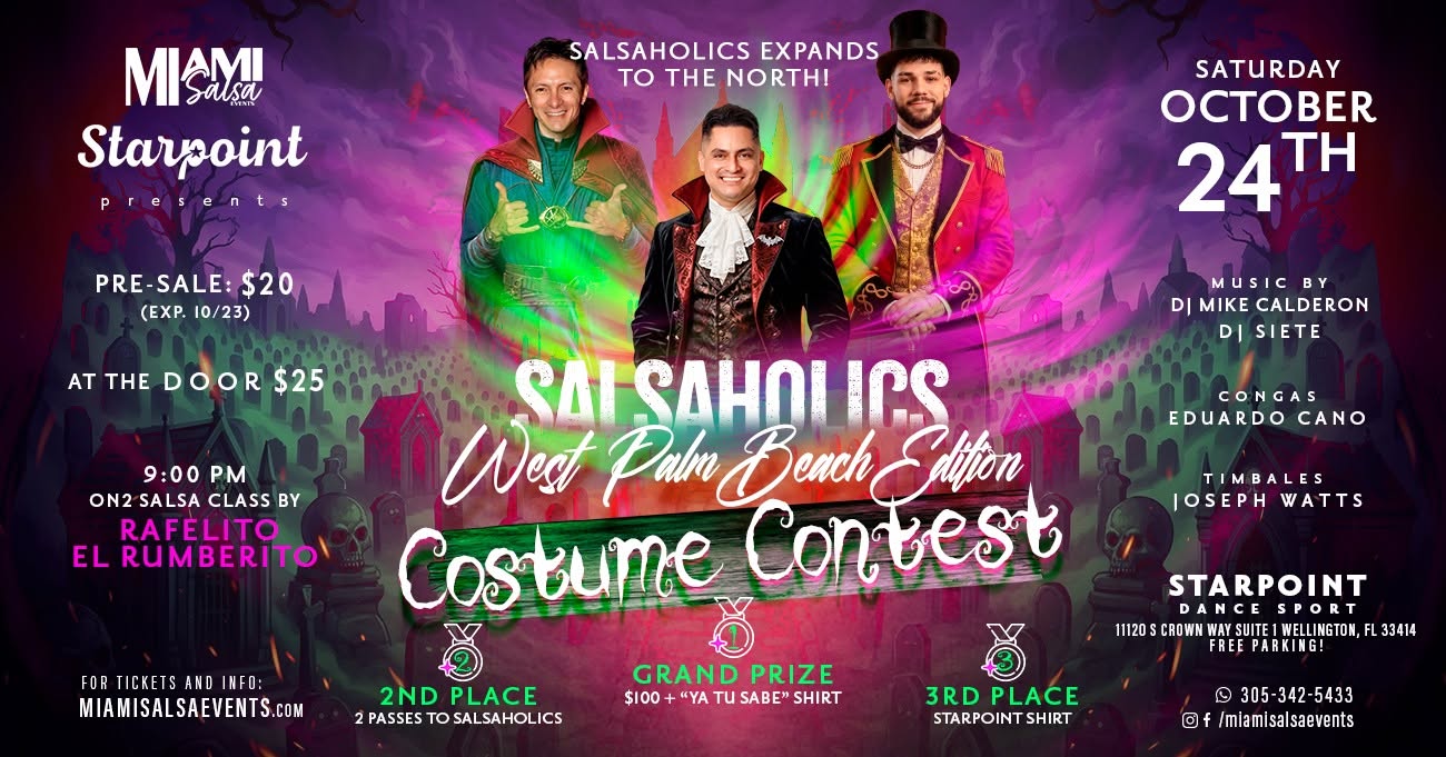 Salsaholics: West Palm Beach HALLOWEEN Edition at Starpoint!