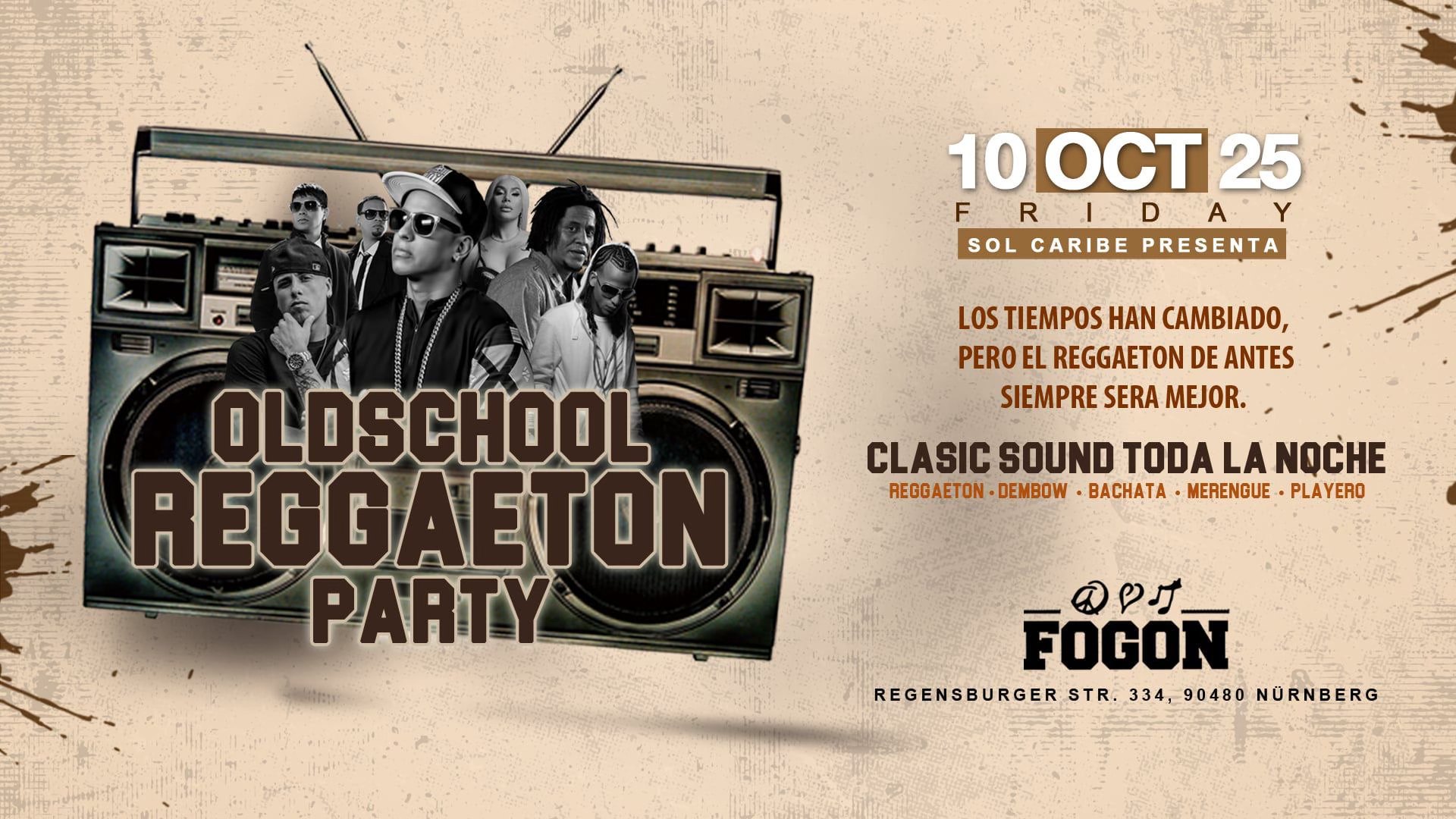 oldschool reggaeton party
