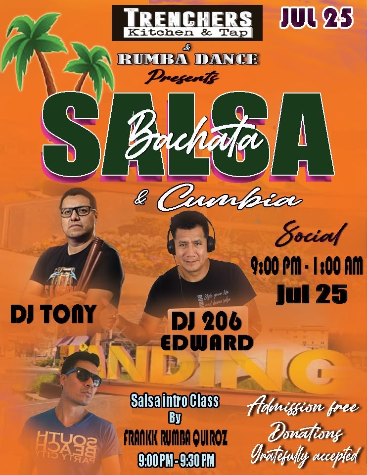 Salsa Bachata and Cumbia