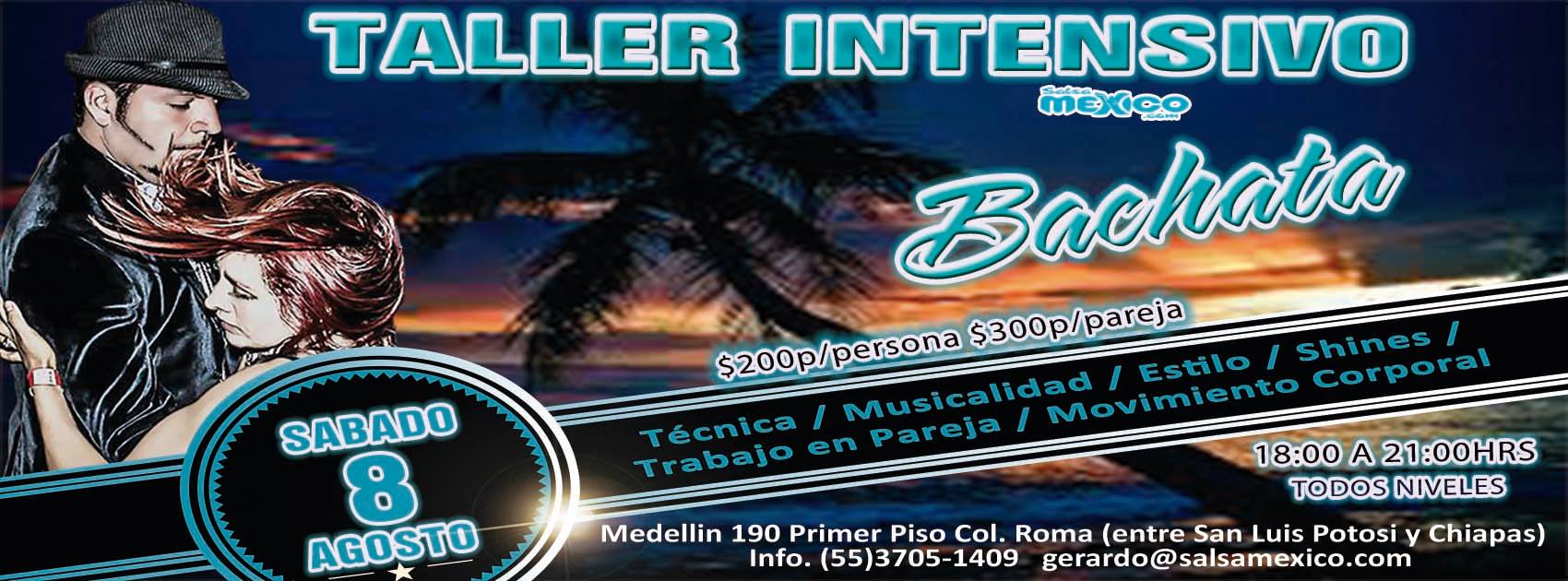 TALLER INTENSIVO DE BACHATA (GERARDO RAMIREZ)