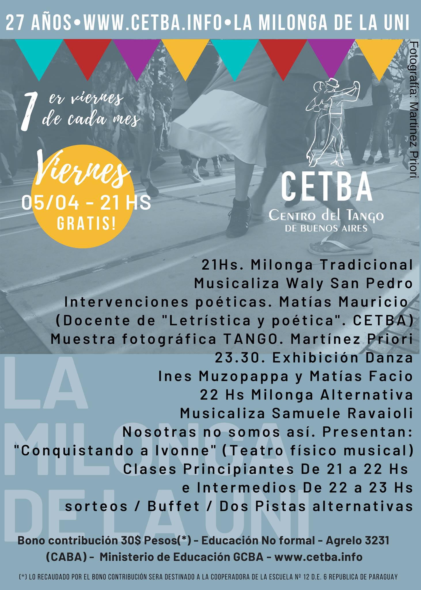 La milonga de la Uni (Cetba)