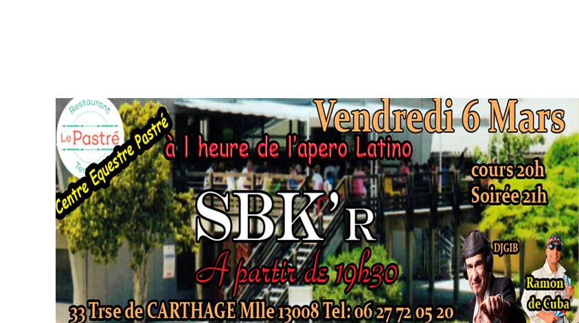 L'Apero Latino S B K'r au Restaurent le Pastré