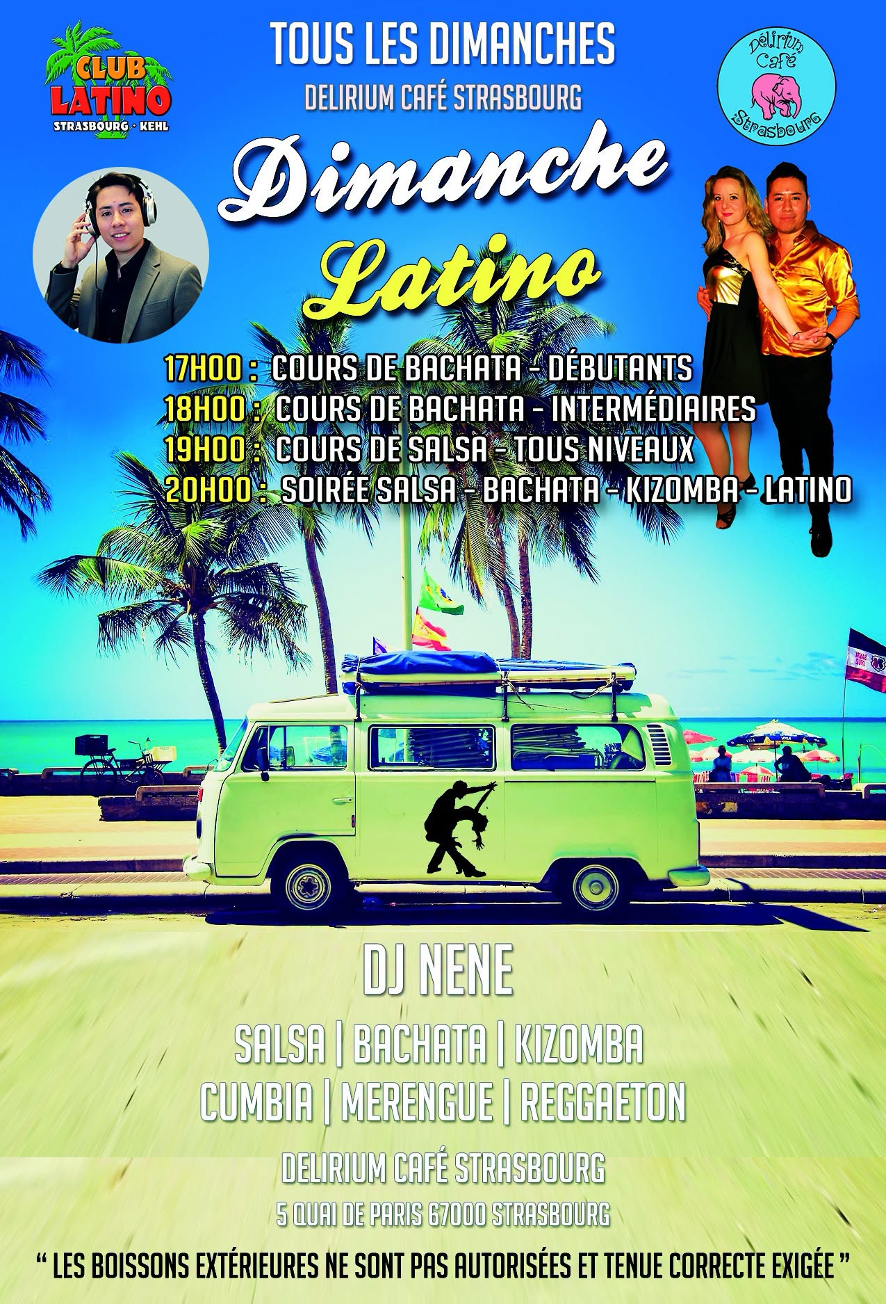 🔥 DIMANCHE LATINO 🔥 Delirium Café