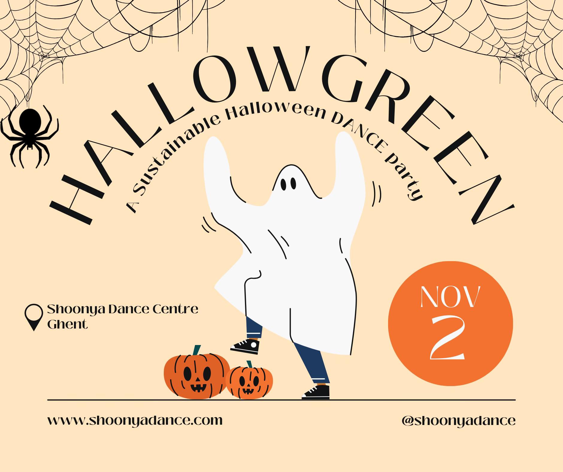 HallowGreen A sustainable Halloween Dance Party at Shoonya