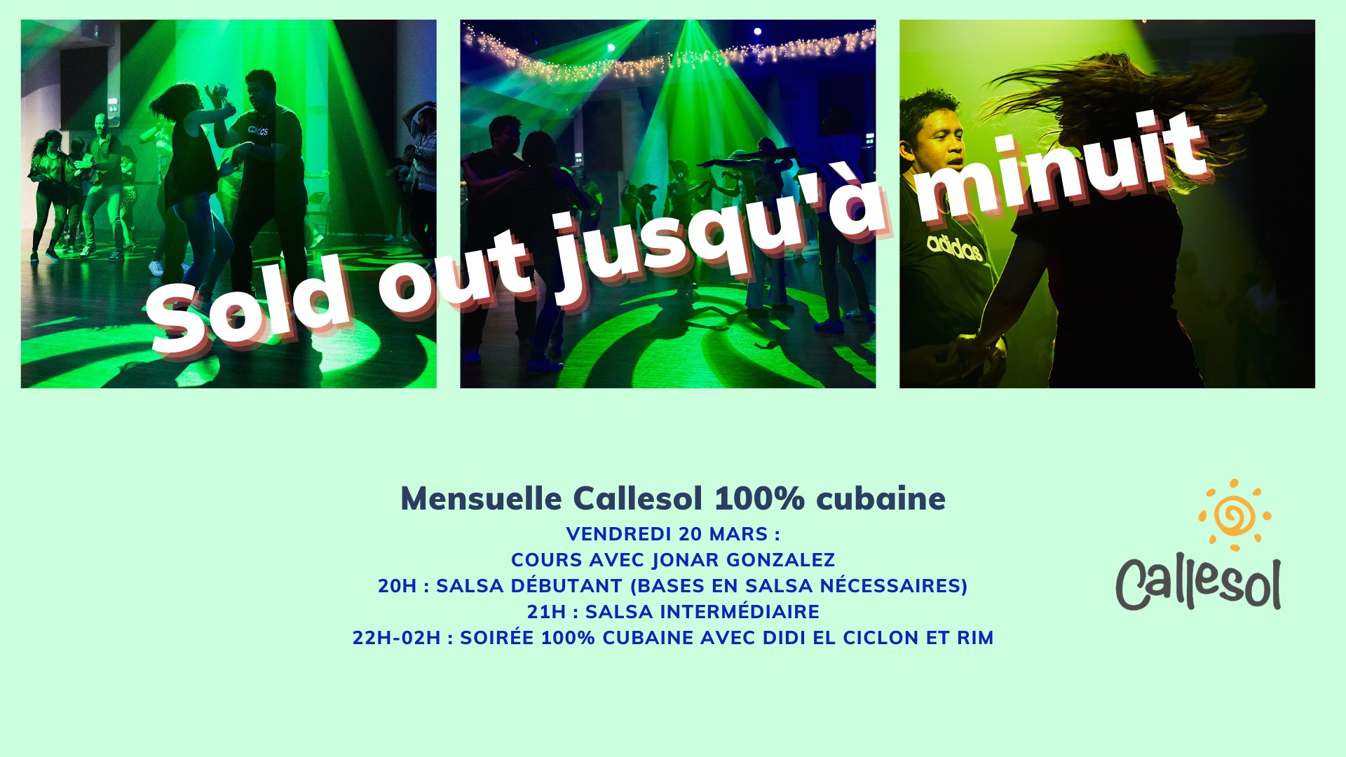 Mensuelle Callesol 100% cubaine - Jonar Didi Rim
