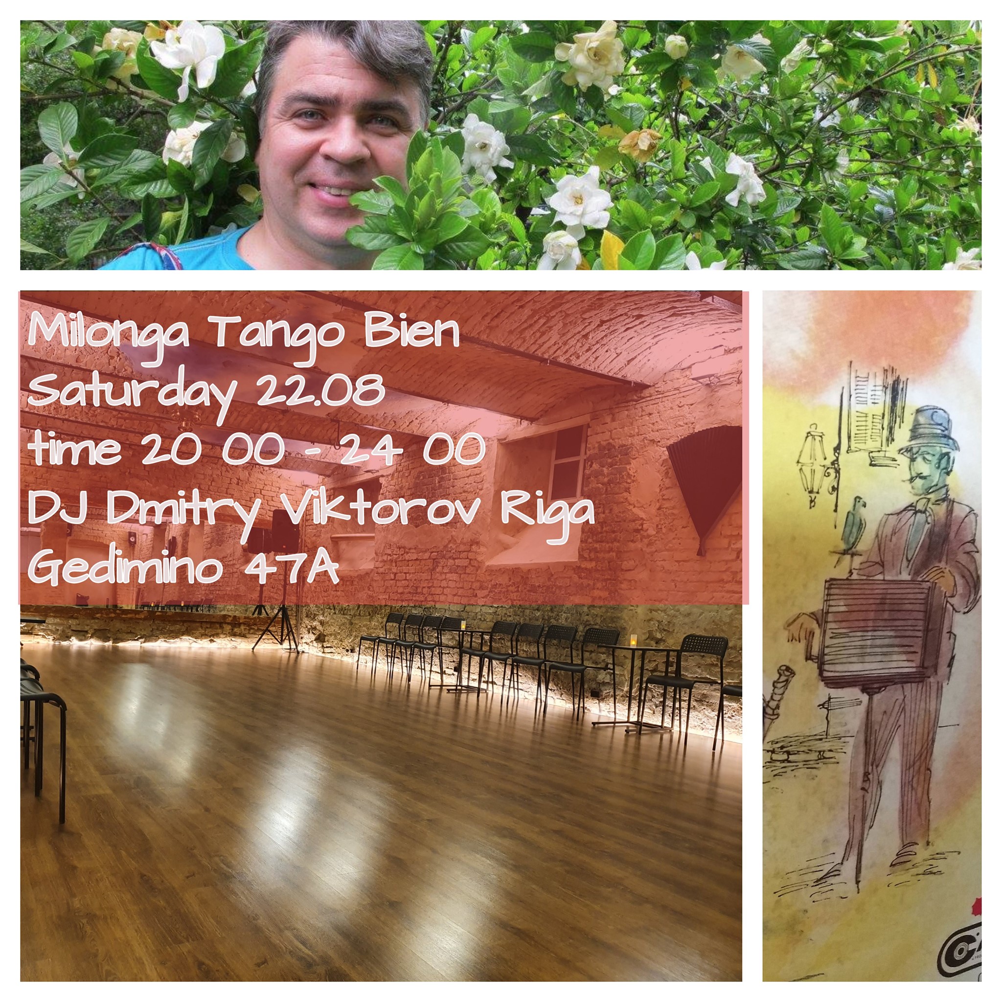 Milonga Tango bien, DJ Dmitry Viktorov Riga