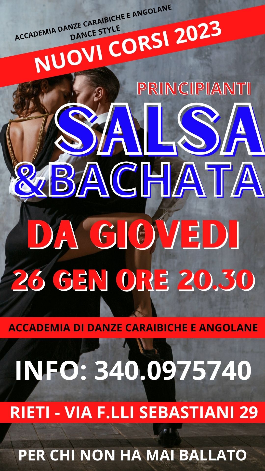 NUOVO CORSO SALSA PER PRINCIPIANTI