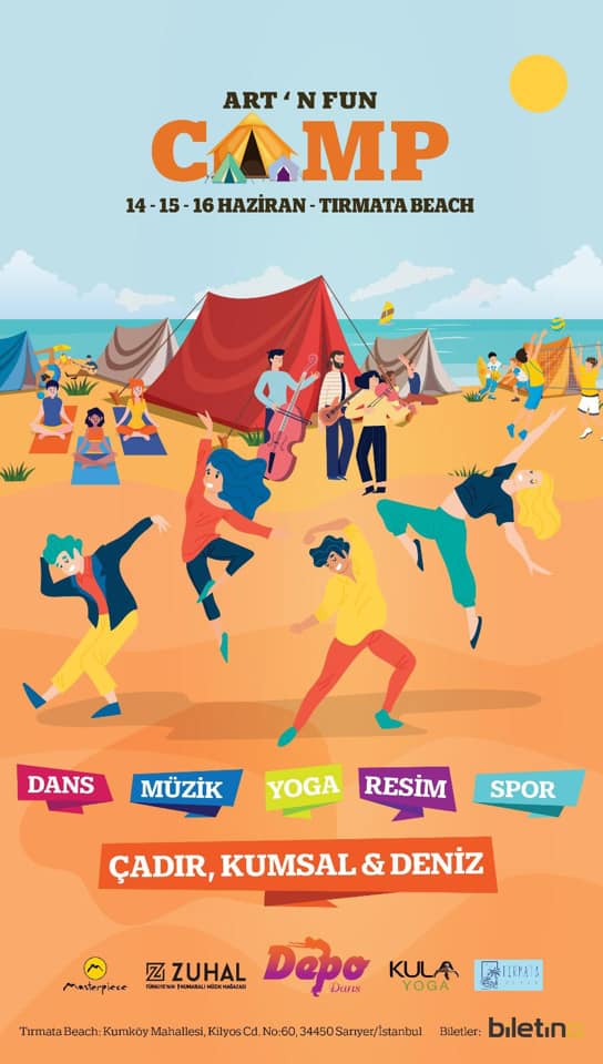Art'n Fun Camp 2019 @Kilyos Tırmata Beach