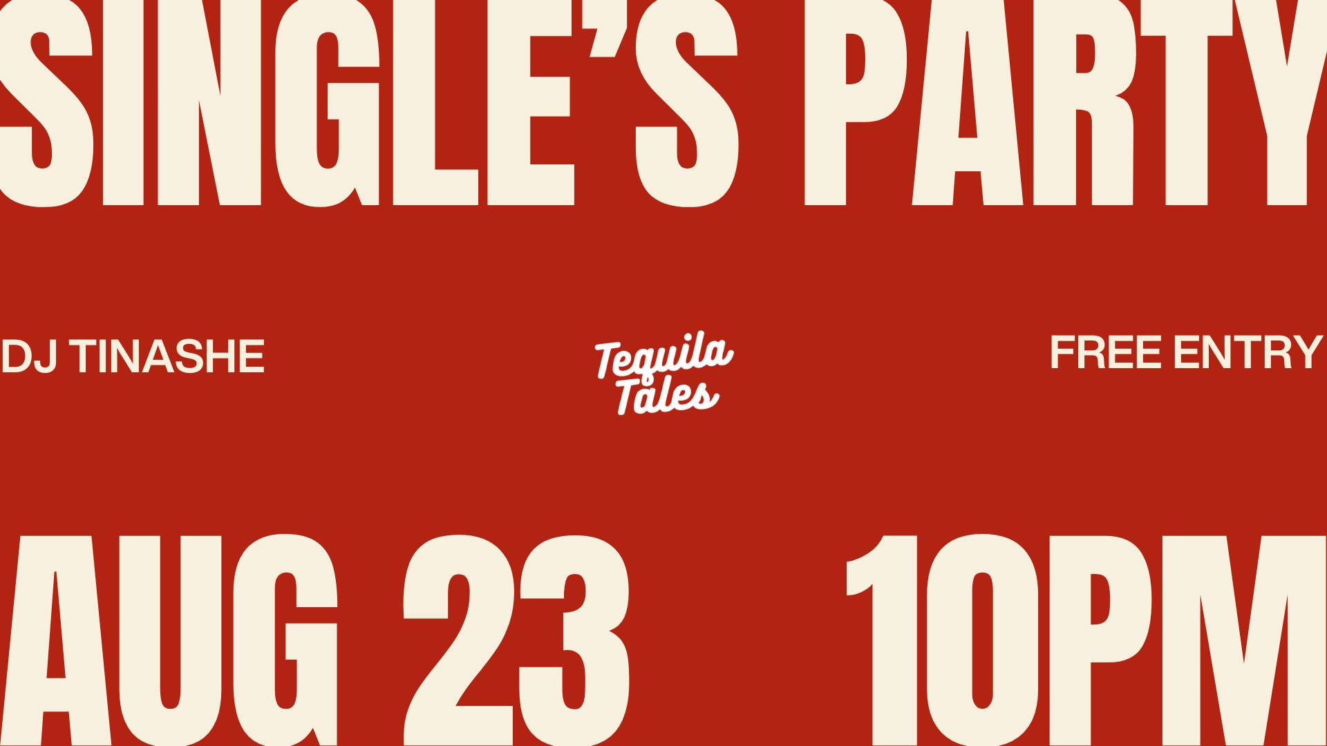 SINGLES’ NIGHT (Bachata, Salsa, Merengue y Reggaeton)