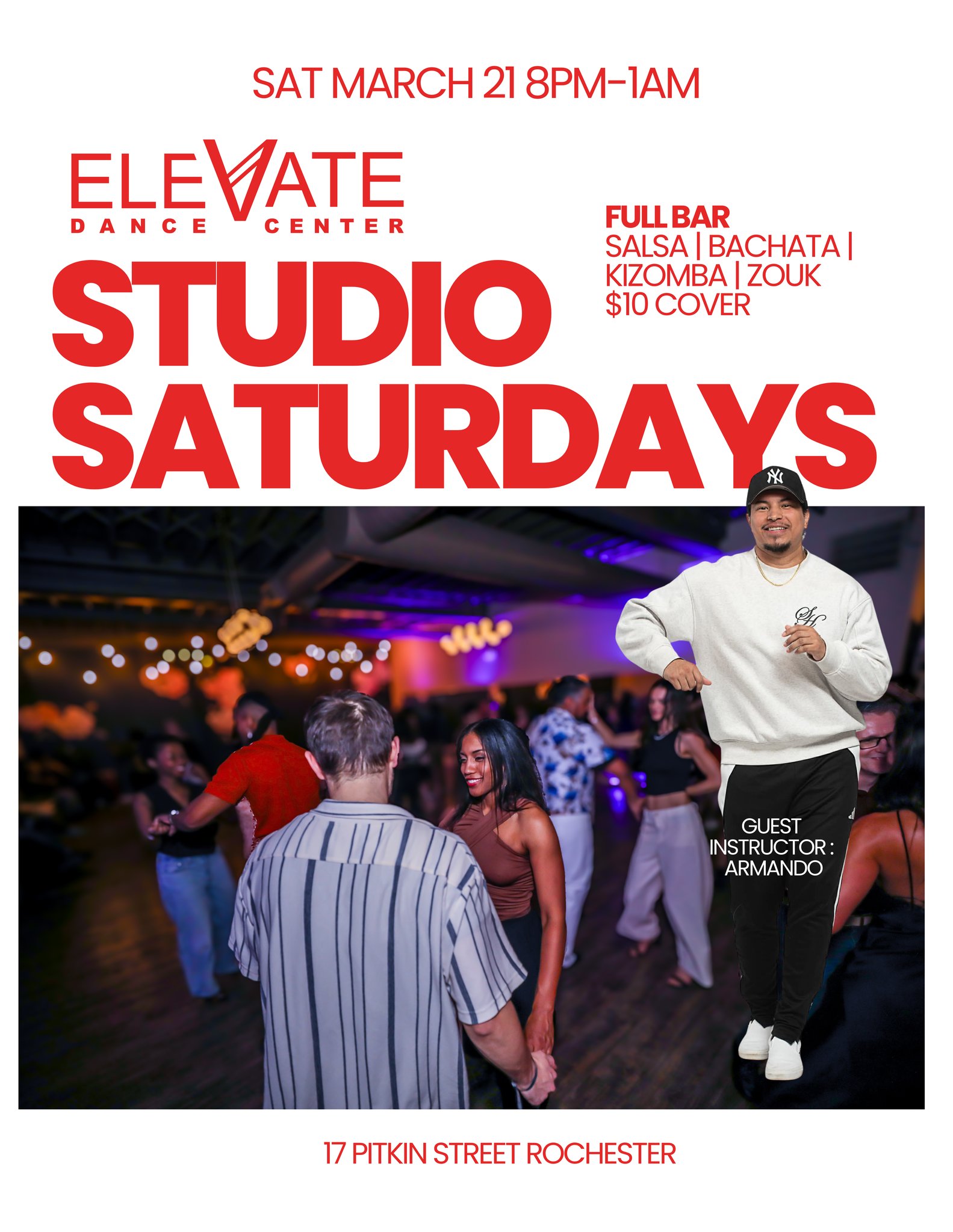 ELEVATE STUDIO SATURDAYS MARCH 21ST
