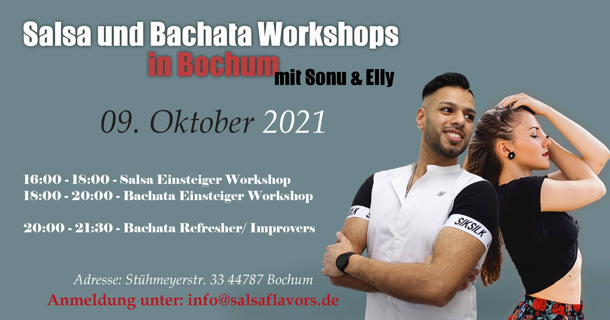 Salsa und Bachata - Workshops in Bochum