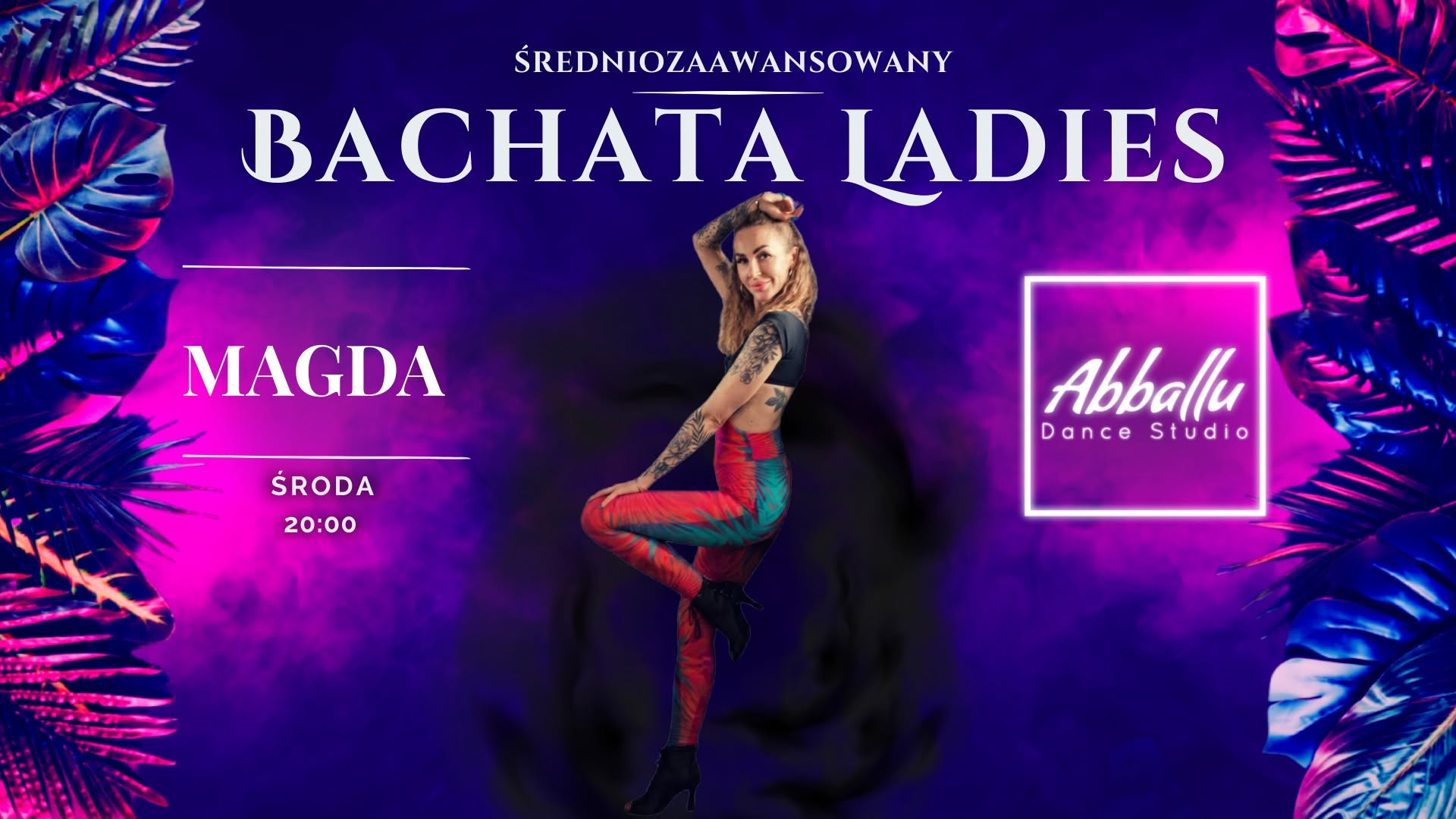 Bachata Ladies Średniozaawansowny Środa 20:00 Magda