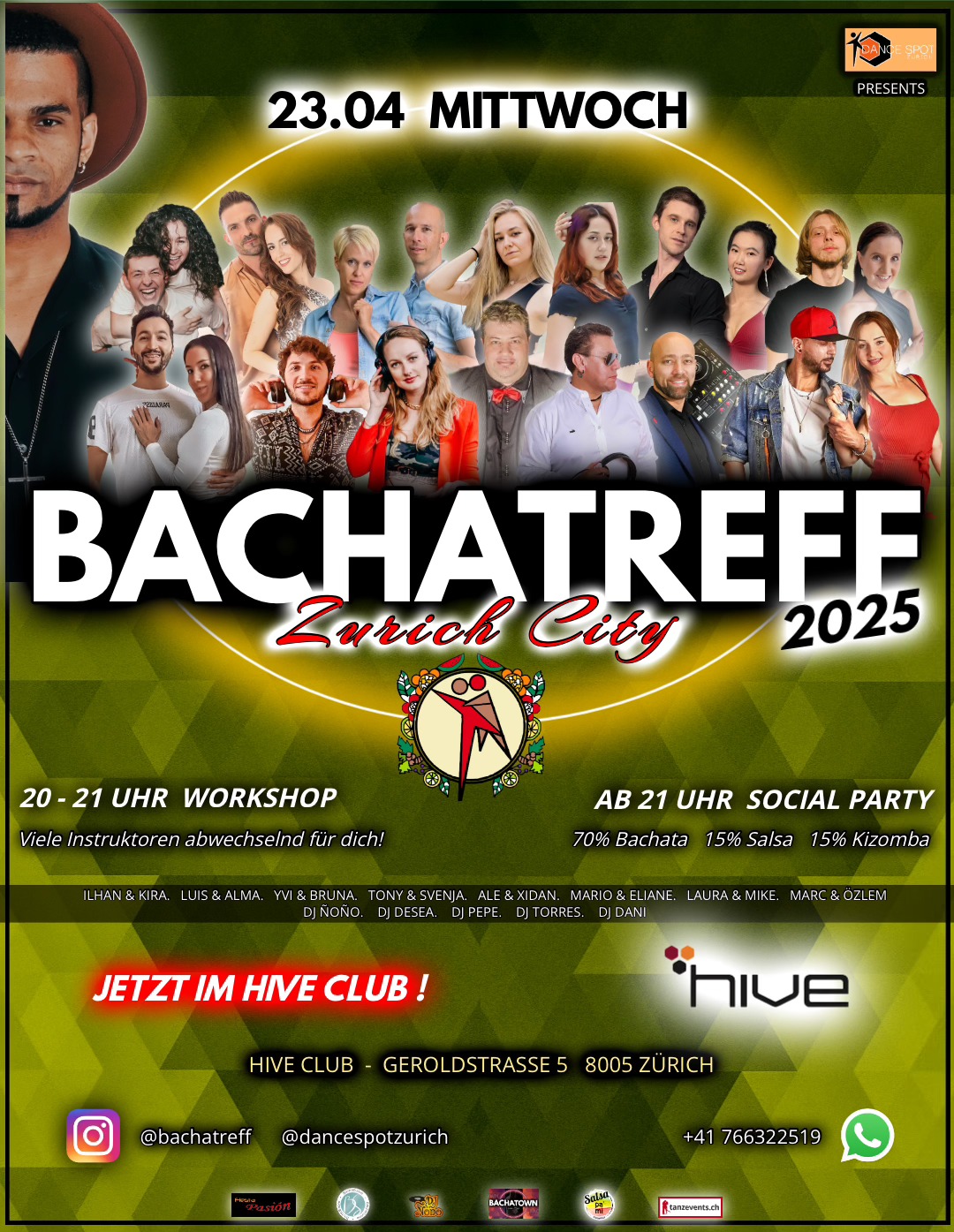 BACHATREFF im Hive Klub ((reopening))