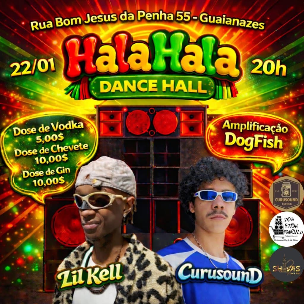 1# HALAHALA DANCEHALL NO SHIVAS *0800*!