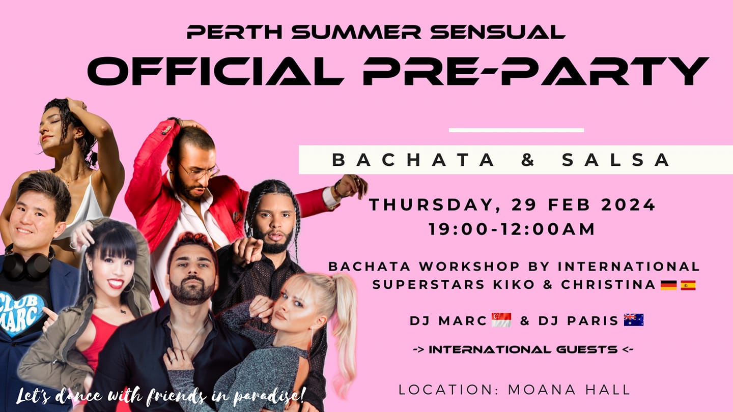 Pre-party of Perth Summer Sensual 2024
