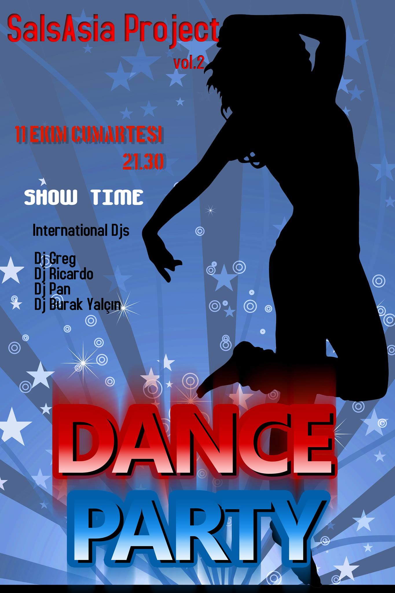 SalsAsia Project with International Djs Latin Party & Show Time 4 Dj's