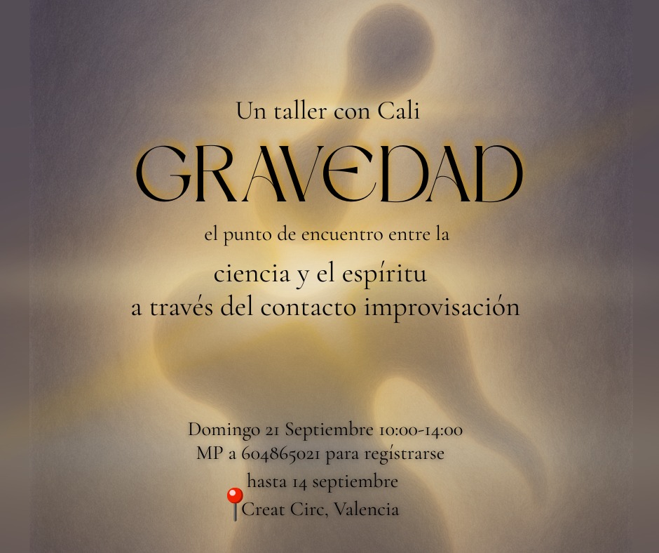 Gravity - A Contact Improvisation Workshop with Cali