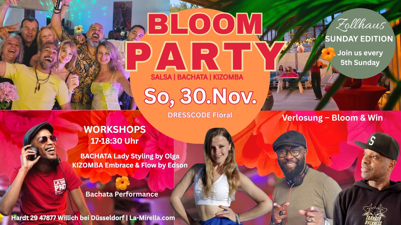 BLOOM Salsa Sunday Edition im Zollhaus 30.November