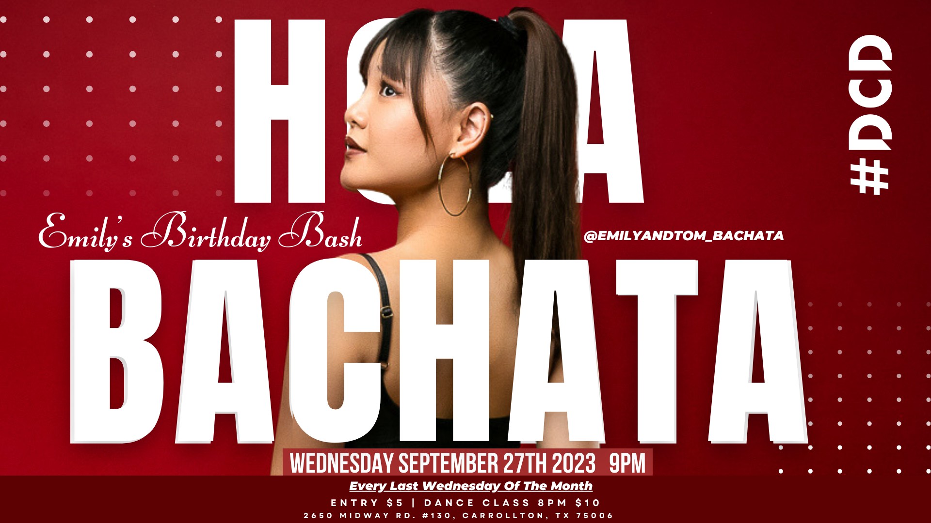 HOLA BACHATA SOCIAL EMILY BIRTHDAY BASH